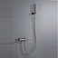 Grifo ducha termostatico Line niquel cepillado de Imex